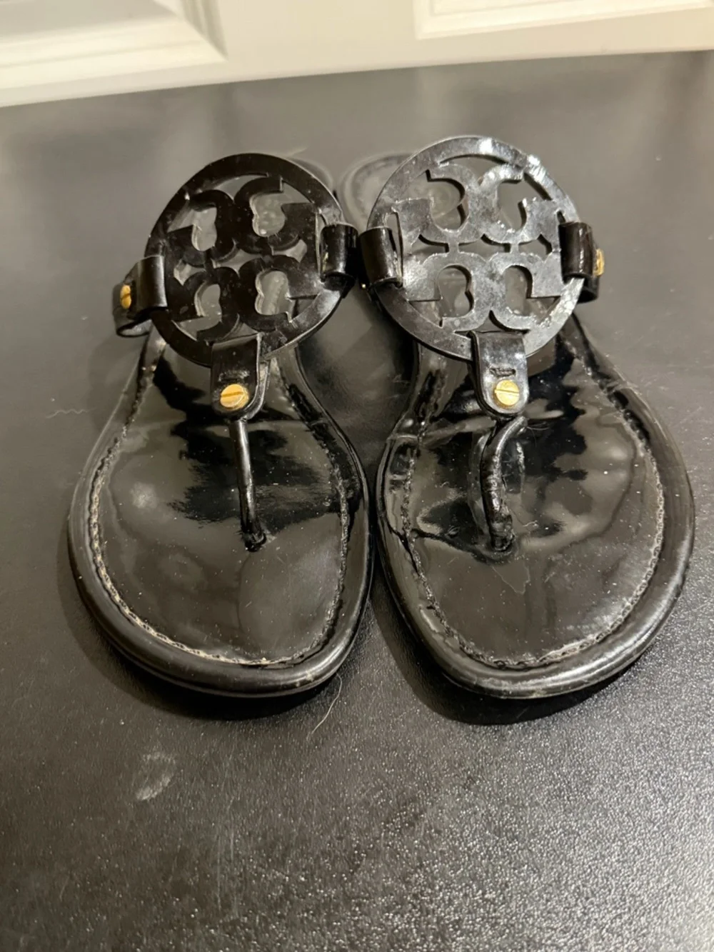 Tory Burch shiny black